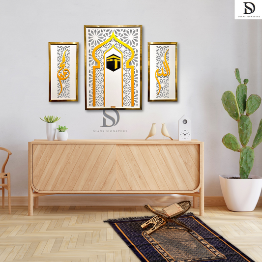 MINI MIHRAB WHITE GOLD