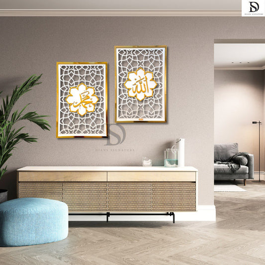 MEDINA FLORAL WHITE GOLD